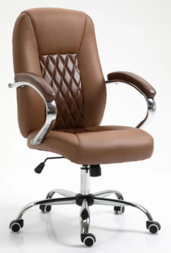 Leður Comfy Skrivstovustólur
